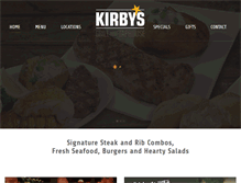 Tablet Screenshot of kirbys.com